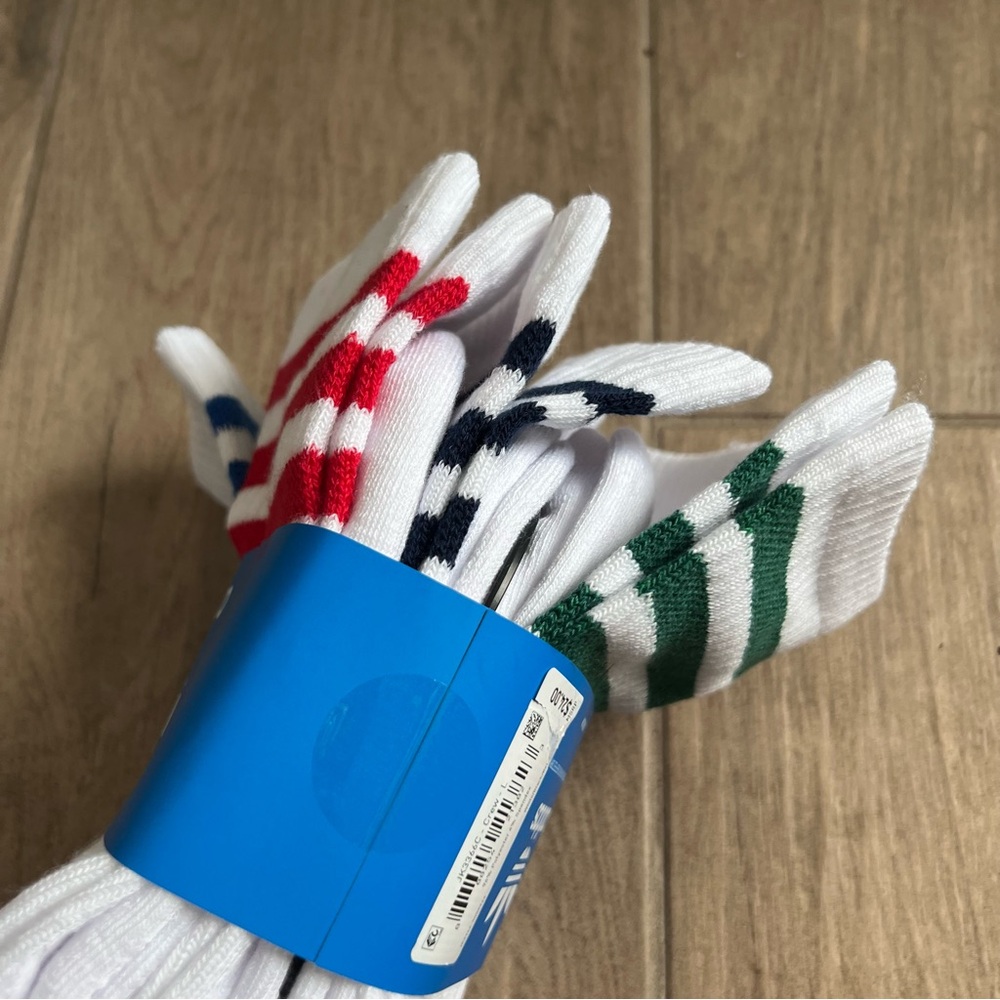 Adidas Originals Trefoil Roller Crew Socks 6 Pack - Picture 5 of 6